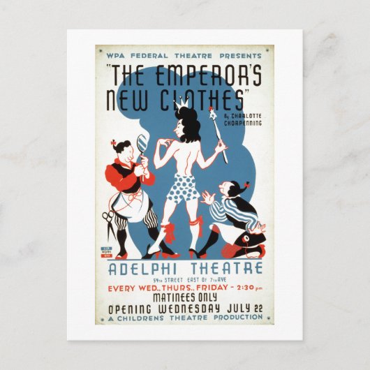  WPA de Nieuwe Kleuren Adelphi van de keizer Briefkaart (Voorkant)