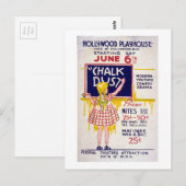 WPA Federal Theater Project Hollywood Play Briefkaart (Voorkant / Achterkant)