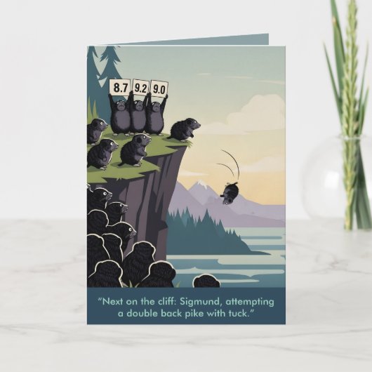 WPA-kunst grappige aanpasbare verjaardagskaart Kaart (Voorkant)