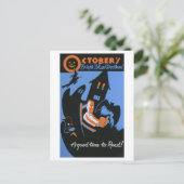  WPA Library Poster Oktober Reading Briefkaart (Staand voorkant)