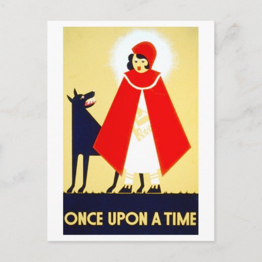 WPA Library Poster "Once Upon a Time" Briefkaart (Voorkant)