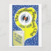  WPA Library-Poster voor vakantielezen Briefkaart (Voorkant)