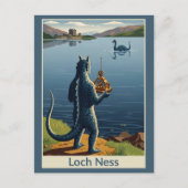 WPA Loch Ness Monster Grappig Briefkaart (Voorkant)