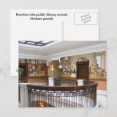 WPA Murals 11 ~ briefkaart (Voorkant / Achterkant)