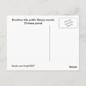 WPA Murals 3 ~ briefkaart (Achterkant)