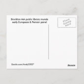 WPA Murals 5 ~ briefkaart (Achterkant)