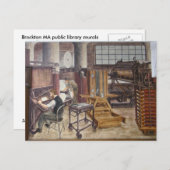 WPA Murals 7 ~ briefkaart (Voorkant / Achterkant)