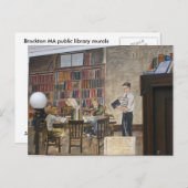 WPA Murals 8 ~ briefkaart (Voorkant / Achterkant)