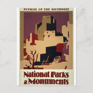 WPA - nationale parken Briefkaart