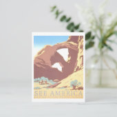 WPA Parks Reisposter: "Zie Amerika" Briefkaart (Staand voorkant)