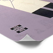 WPA-Poster, Barber Shop Quartet, Paars Poster (Hoek)