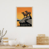 WPA-Poster Nationale Parken Poster (Keuken)