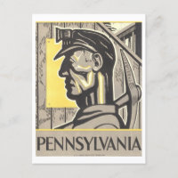  WPA-Poster: Pennsylvania Coal Miner