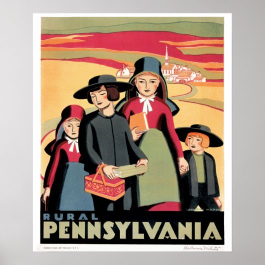 WPA-Poster Pennsylvania Poster (Voorkant)