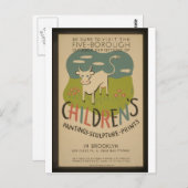  WPA-Poster - Retro naar 1941 Briefkaart (Voorkant / Achterkant)