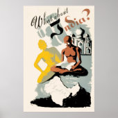 WPA-Poster voor India Poster (Voorkant)