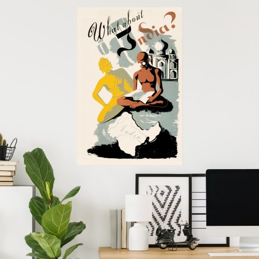 WPA-Poster voor India Poster (Thuiskantoor)