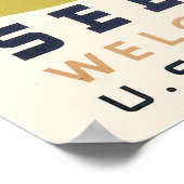 WPA-Poster voor reizen Poster (Hoek)