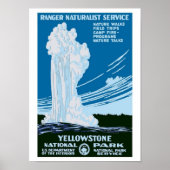 WPA-Poster "Yellowstone Park" Poster (Voorkant)