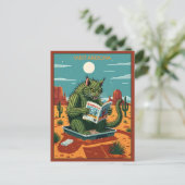 WPA stijl grappig bezoek Arizona Briefkaart (Staand voorkant)