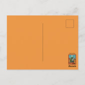 WPA stijl grappig bezoek Arizona Briefkaart (Achterkant)