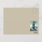 WPA stijl Rio de Janeiro Briefkaart (Achterkant)