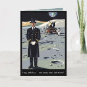 WPA style customizable funny Birthday card Kaart (Voorkant)