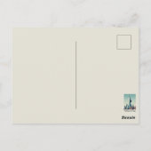 WPA-thema New York Gorilla Briefkaart (Achterkant)