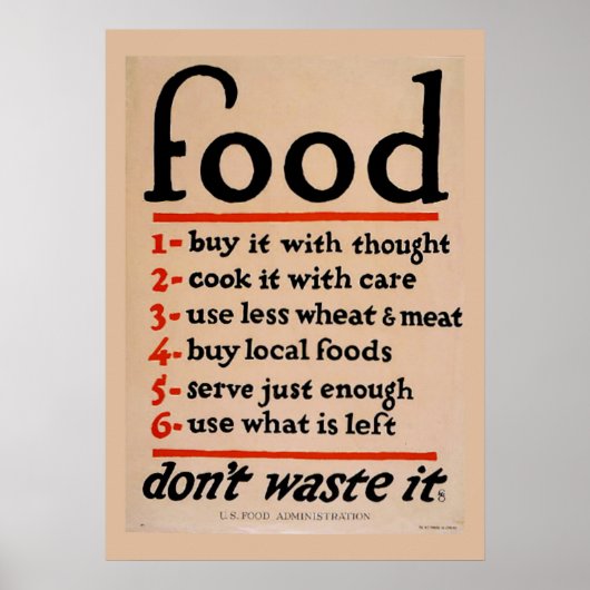  WPA-voedsel, keukenmijnontmijning Poster (Voorkant)