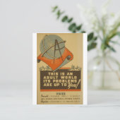 WPA - Volwassenwereld Briefkaart (Staand voorkant)