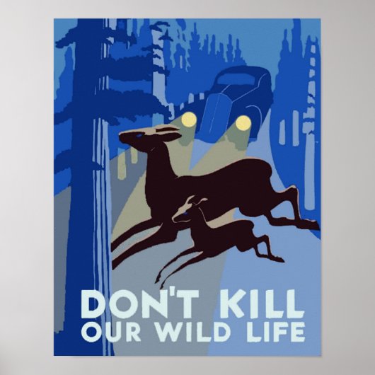 WPA Wildlife Poster (Voorkant)
