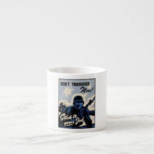 WPA WW2 Slagveld Aanvalslandingstroepen door Krijg Espresso Kop