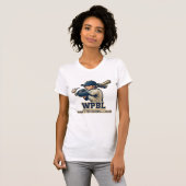 WPBL Vrouwen Professioneel Baseball League Mascott T-shirt (Voorkant volledig)