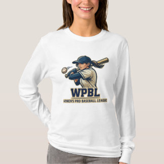WPBL Vrouwen Professioneel Baseball League Mascott T-shirt
