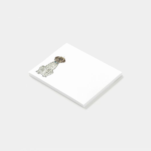 WPG Wirehaered Pointing Griffon Dog Post-it Notes (Schuin)