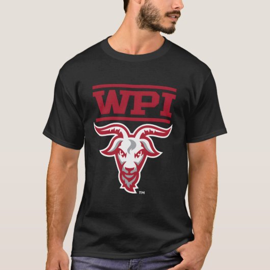 WPI Engineers Mascot Heather Gray T-shirt (Voorkant)
