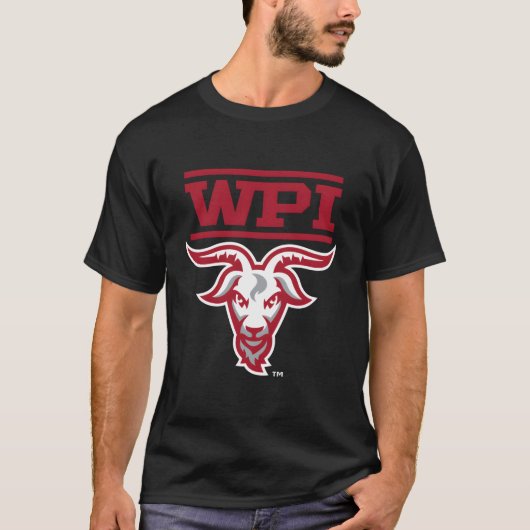 WPI Engineers Mascot Heather Gray T-shirt (Voorkant)