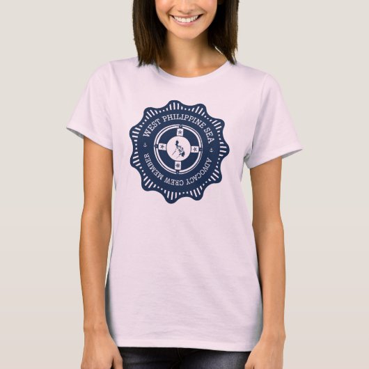 WPS-bemanningslid Badge Bold Star Dames Gear T-shirt (Voorkant)