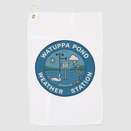WPWS Golf Towel Golfhanddoek (Voorkant)