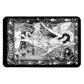 WQ MAGNEET: Art Nouveau Fairy Magneet (Horizontaal)