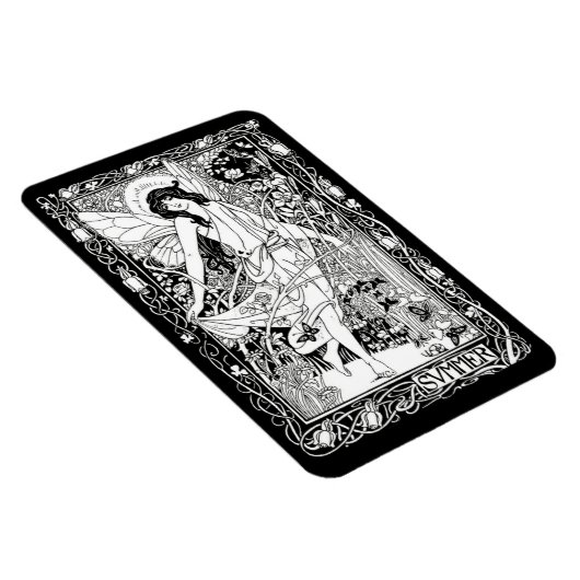 WQ MAGNEET: Art Nouveau Fairy Magneet (Rechterzijde)