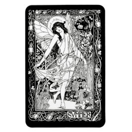 WQ MAGNEET: Art Nouveau Fairy Magneet