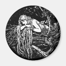 WQ MAGNEET: Lange Haired Maiden