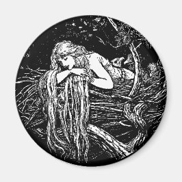 WQ MAGNEET: Lange Haired Maiden Magneet