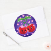 WQ Me en You Kawaii Cherry Couple 3" STICKER (Envelop)