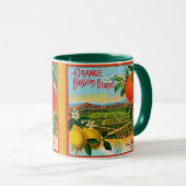 WQ MOK CUP : Oranje Blossom-label (Voorkant rechts)