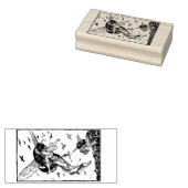 WQ RUBBER STEMPEL: Bijen met Maidens Rubberstempel (Gestempeld)