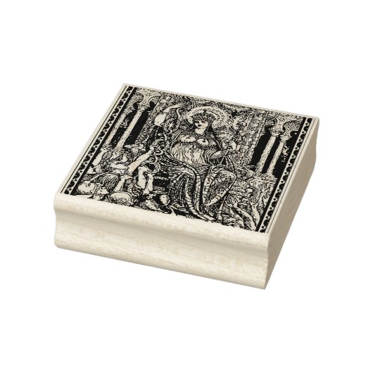 WQ RUBBER STEMPEL: Walter Crane Philotime Rubberstempel (Stempel)