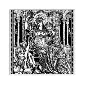 WQ RUBBER STEMPEL: Walter Crane Philotime Rubberstempel (Afrduk)