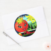 WQ STICKER #2: Queen Saucy Tomato. (Envelop)